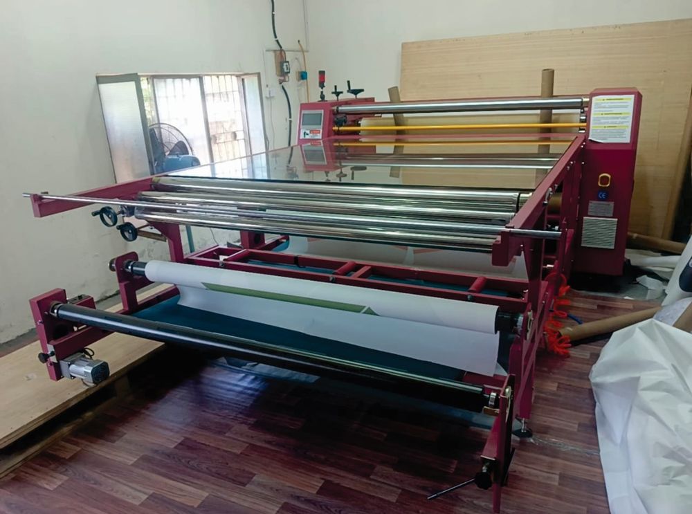 Sublimation roller heat-press transfer machine